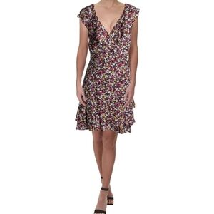 NWOT SANCTUARY anthropologie floral print ruffled wrap dress